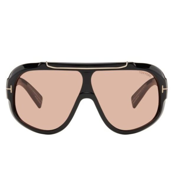 Tom Ford FT 1093 RELLEN 01E Shiny Black Sunglasses Unisex