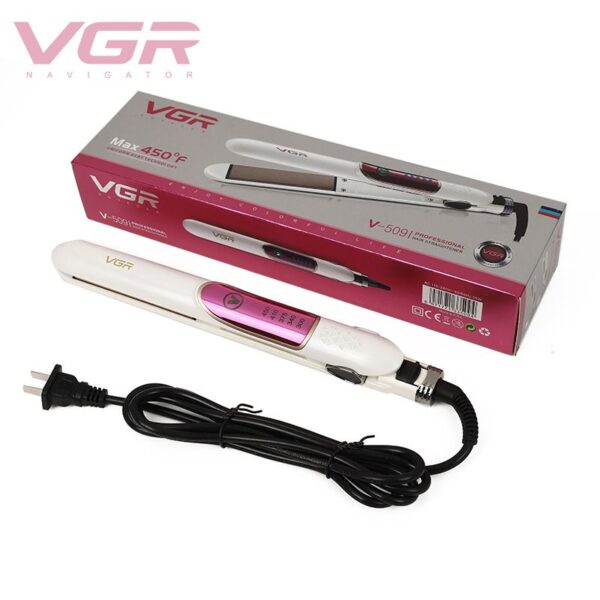 Mengotti Couture® Vgr V-509 Negative Ion Infrared Hair Straightener Curler