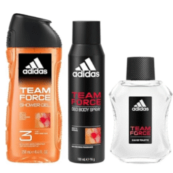 ADIDAS TEAM FORCE FOR MEN COFFRET EDT 100ML + SHOWER GEL 250ML
