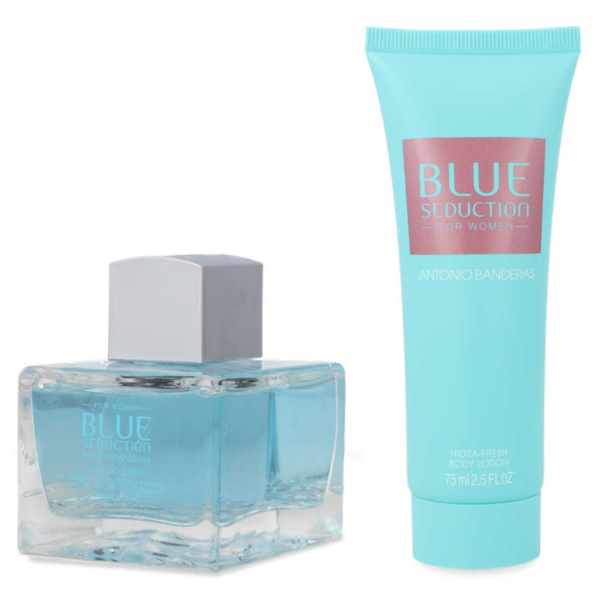 Antonio Banderas Blue Seduction Femme Coffret EDT 80ML Body Lotion 75ML