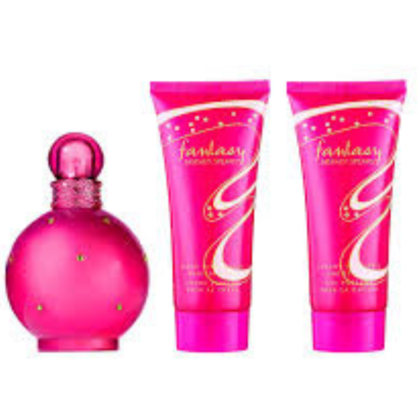 Britney Spears Fantasy Coffret EDP 100ML Body Lotion Shower Gel 00ML