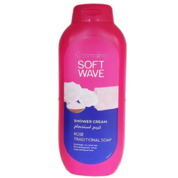 COSMALINE SOFTWAVE SHOWER GEL ROSE TRADITIONAL 650ML