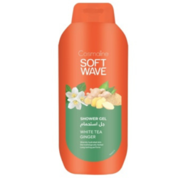 COSMALINE SOFTWAVE SHOWER GEL WHITE TEA GINGER 650ML