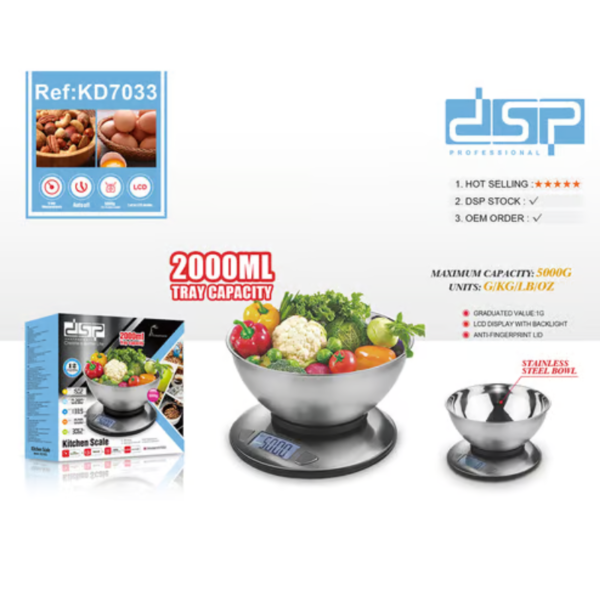 Dsp Digital Kitchen Scale Kd7033