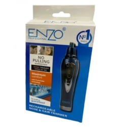 Enzo Professional Rechargeable Nose & Hair Trimmer Black