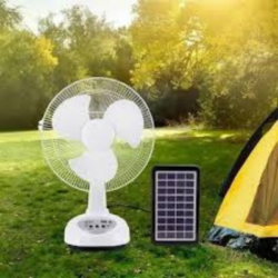 Gdlite, Rechargeable Fan With Solar Panel