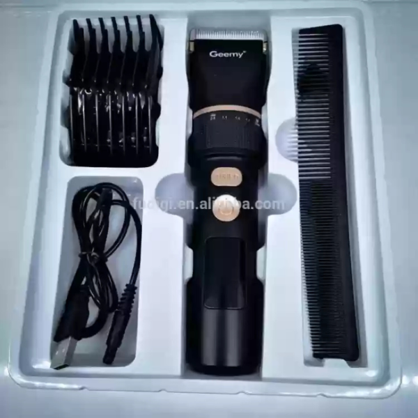 Gemei 6609 Professional Heavy Hair Trimmer Trimmer 180 Min Runtime 4 Length Settings (Black)