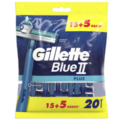 Gillette Blue 2 Plus Razor 15 + 5 Free