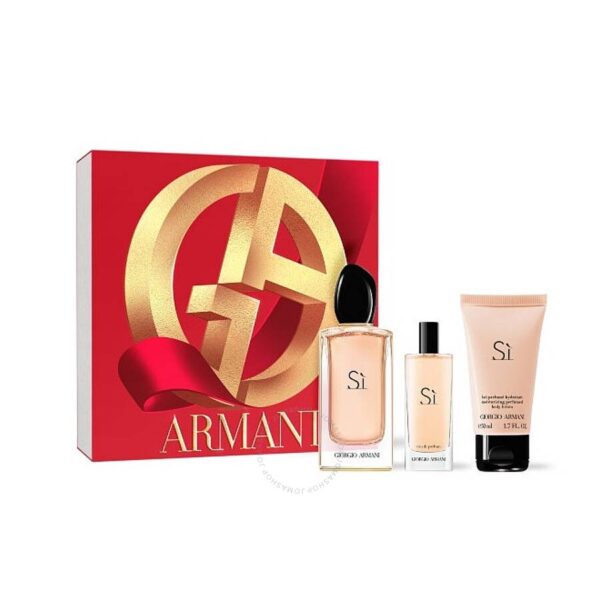 Mengotti Couture® Giorgio Armani Si Femme Coffret EDP 100ML 15ML Body Lotion 50ML