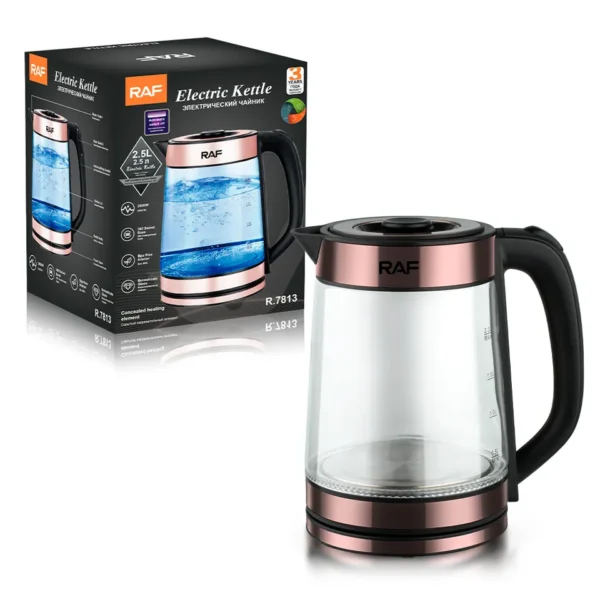 Mengotti Couture® Raf Glass Kettle 2000W R.7813