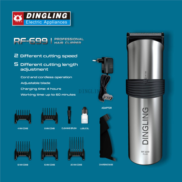 Mengotti Couture® Dinglong Rf-699 Proffessional Hair Clipper