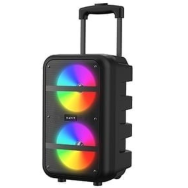 Havit SQ116BT Havit Portable Caixa De Som 6.5 Inch Woofer Bass Boom Box Dj Rgb Led Light Active Outdoor Partybox Speaker With Mic