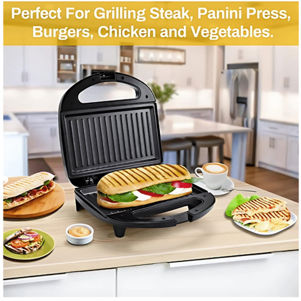 Jamaky 2000W Non-Stick Coating Fixed Plates Sandwich Maker With Automatic Temperature Adjustment Jmk2010A