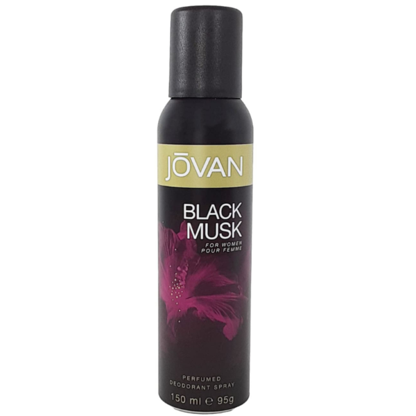 Jovan Femme Black Musk Deodorant 150ML