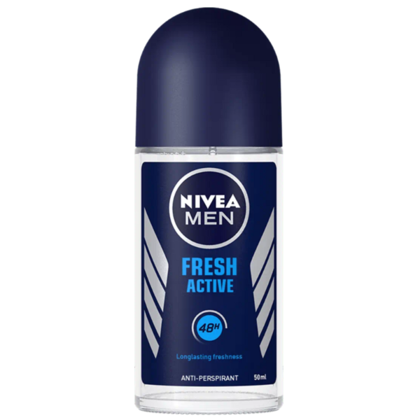 Nivea For Men DEODORANT Roll On Fresh Active 50ml