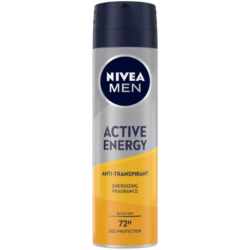 Nivea For Men DEODORANT Spray Active Energy 150ml