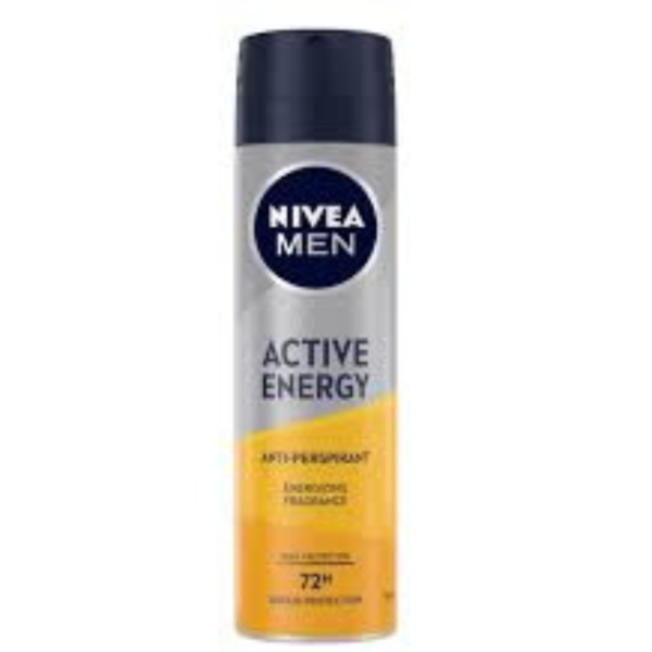 Nivea Homme Deodorant Spray Active Energy 150ML