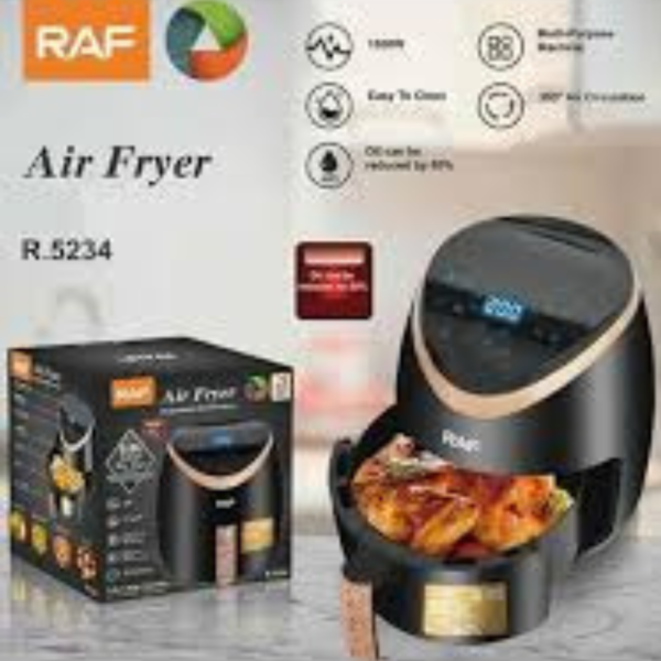 Raf Air Fryer 5.8L R-5234, Black