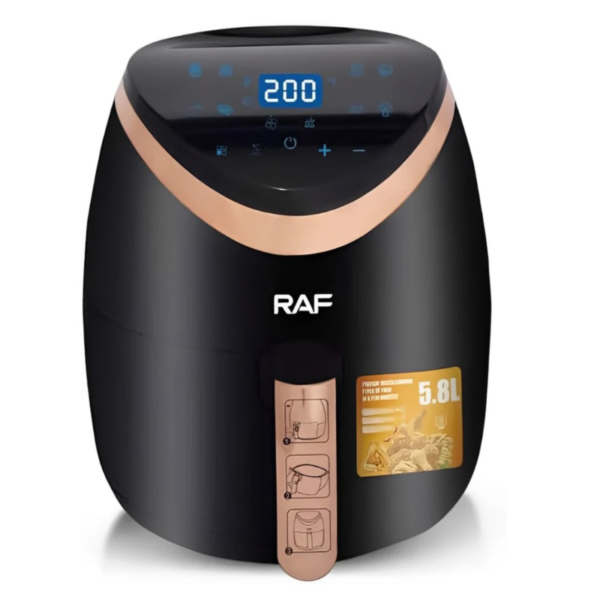 Raf Air Fryer 5.8L R-5234, Black