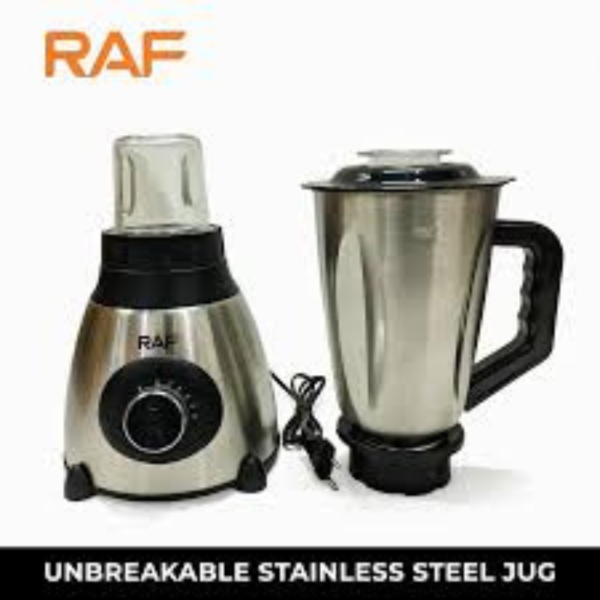 Raf Electric Blender Stainless Steel Jug With Masala Grinder And 1.5L Capacity R.300 ? 1000W