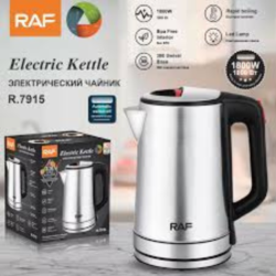 Raf Stainless Steel Kettle R-7915 Black / Silver