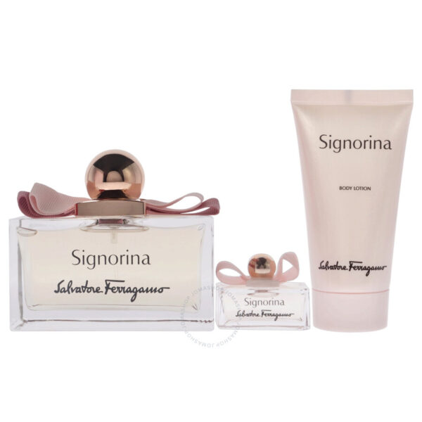 Mengotti Couture® Salvatore Ferragamo Signorina Coffret EDP 100ML 5 ML Body Lotion 50ML