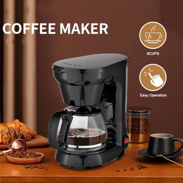 Sokany Coffee Maker, 650 Watt, Black – Cm-102