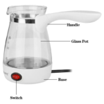 Sokany Electric Glass Coffee Maker Ylw-606