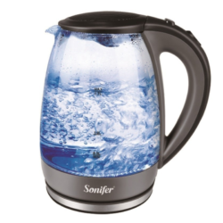 Sonifer Sf-2064 Electric 2200W Glass Cordless Water Kettle