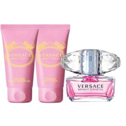 Versace Bright Crystal Femme Coffret EDT 50ML Shower Gel Body Lotion 50ML