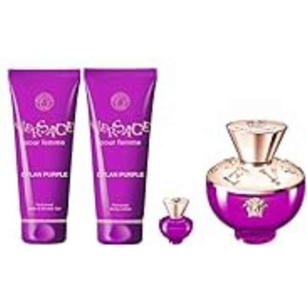 VVersace Dylan Purple Femme Coffret EDP 100ML 5 Shower Gel Body Lotion 100ML