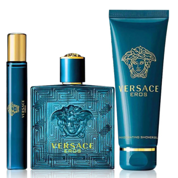 Versace Eros Homme Coffret Parfum100 10ML Shower Gel 150ML