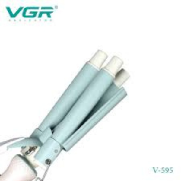 Vgr V-595 Professional 3 Barrels Salon Wavy Hair Styler