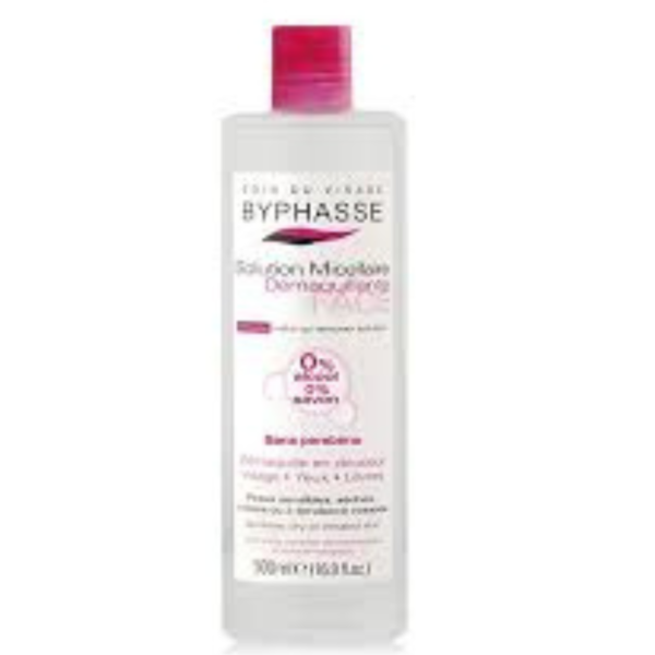 BYPHASSE MICELLAR MAKE UP REMOVER PUMP 500ML