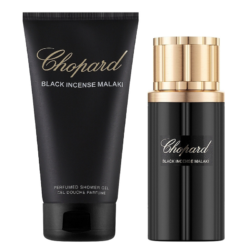 CHOPARD BLACK INCENSE MALAKI COFFRET EDP 80ML + SHOWER GEL 150ML