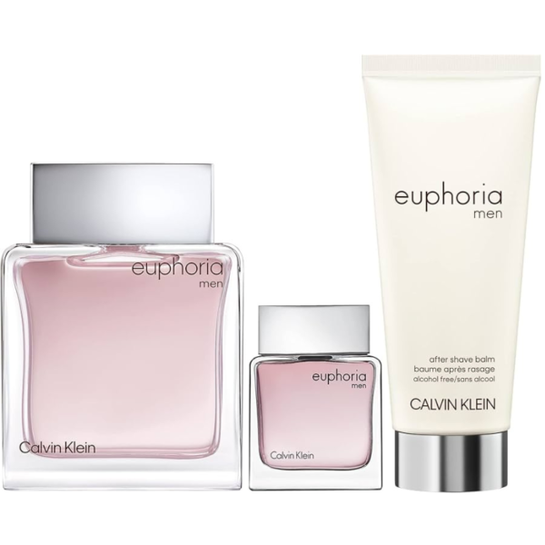 CK EUPHORIA FOR MEN COFFRET EDT 100ML + 15 + AS 100ML