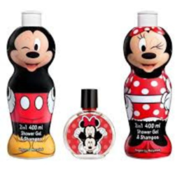 DISNEY MICKEY&MINEY COFFRET EDT 50ML + 2 * SHOWER GEL 400ML