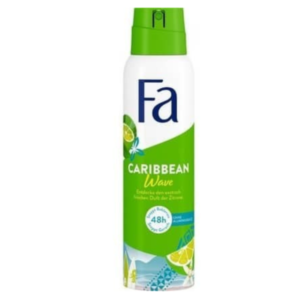 FA DEODORANT SPRAY CARIBBEAN WAVE 150ML