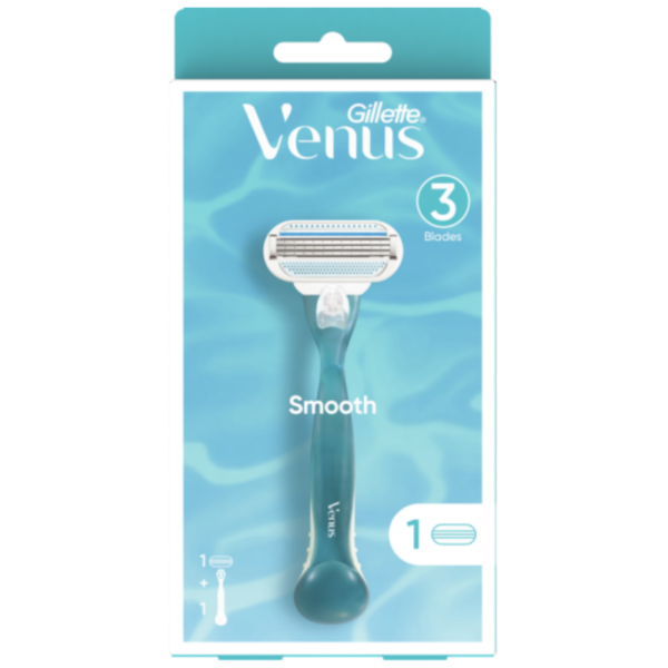 GILETTE VENUS SMOOTH 1 RAZOR 3 BLADES