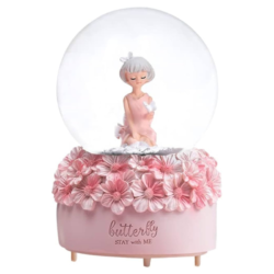 GIRL POWER SNOW GLOBE SET