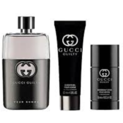 GUCCI GUILTY FOR MEN COFFRET EDT 90ML + SHOWER GEL 50ML + DEOSTICK