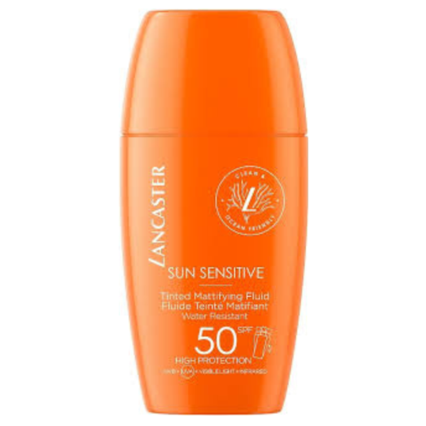 LANCASTER SUN SENSITIVE TINTED MATTIFYING FLUID SPF50 30ML