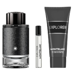 MONT BLANC EXPLORER FOR MEN COFFRET EDP 100ML +7.5 + SHOWER GEL 100ML