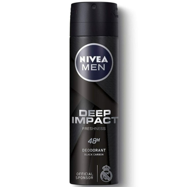 NIVEA FOR MEN DEODORANT SPRAY DEEP IMPACT 150ML