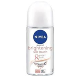 NIVEA FOR WOMEN DEODORANT ROLL BRIGHTENING SILK TOUCH 50ML