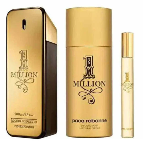 PACO RABANNE 1 MILLION FOR MEN COFFRET EDT 100 + 10ML+ DEODORANT 150ML