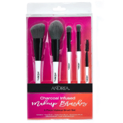 Andrea Tools Brushes Brush Set Charcaol Infused 5Pc