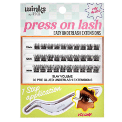 Ardell Eye Lashes Winks Press On 30Pc Natural + Applicator