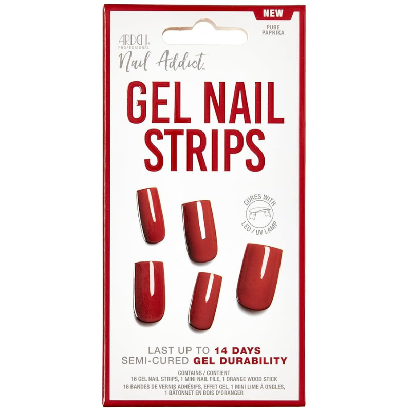Ardell Nail Polish Gel Colors Gel Nail Strips Paprika