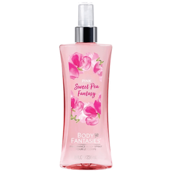 Body Fantasy For Her Body Mist Sg Pink Sweet Pea 8Oz / 236Ml